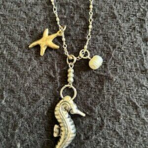 J Jill Seahorse Neckace